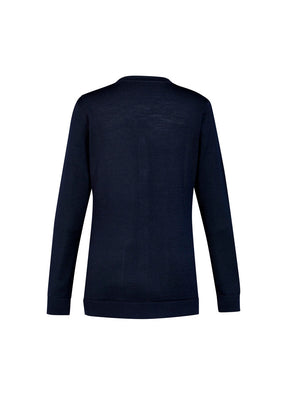 BIZ CARE WOMENS BUTTON FRONT CARDIGAN CK045LC