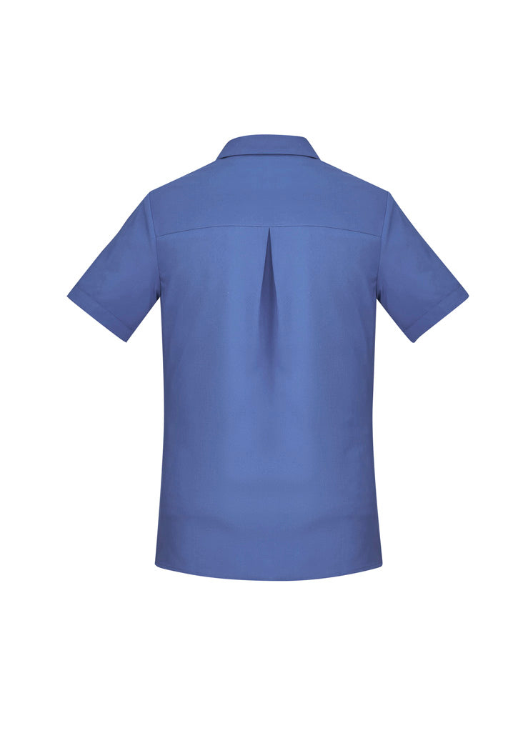 BIZ CARE WOMENS FLORENCE SHORT SLEEVE SHIRT CS947LS