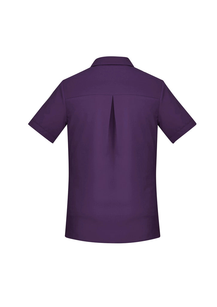 BIZ CARE WOMENS FLORENCE SHORT SLEEVE SHIRT CS947LS