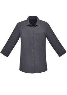 BIZ CARE WOMENS FLORENCE 3/4 SLEEVE SHIRT CS951LT