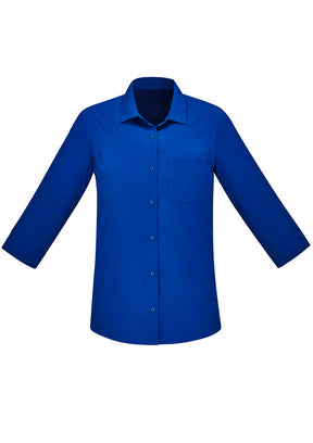 BIZ CARE WOMENS FLORENCE 3/4 SLEEVE SHIRT CS951LT