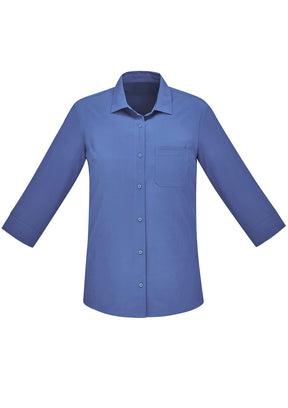 BIZ CARE WOMENS FLORENCE 3/4 SLEEVE SHIRT CS951LT