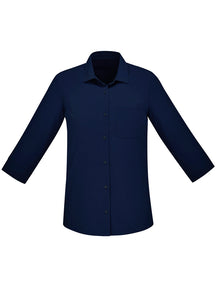 BIZ CARE WOMENS FLORENCE 3/4 SLEEVE SHIRT CS951LT