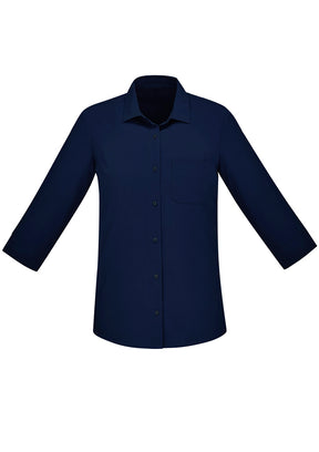 BIZ CARE WOMENS FLORENCE 3/4 SLEEVE SHIRT CS951LT