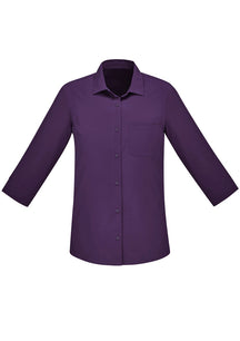 BIZ CARE WOMENS FLORENCE 3/4 SLEEVE SHIRT CS951LT