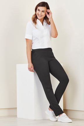 BIZ CARE WOMENS JANE ANKLE LENGTH STRETCH PANT CL041LL
