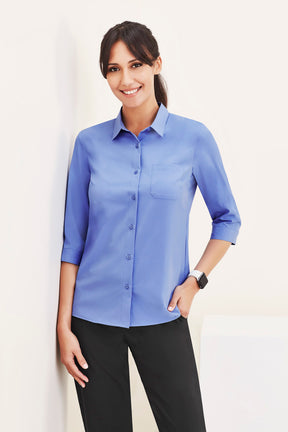 BIZ CARE WOMENS FLORENCE 3/4 SLEEVE SHIRT CS951LT