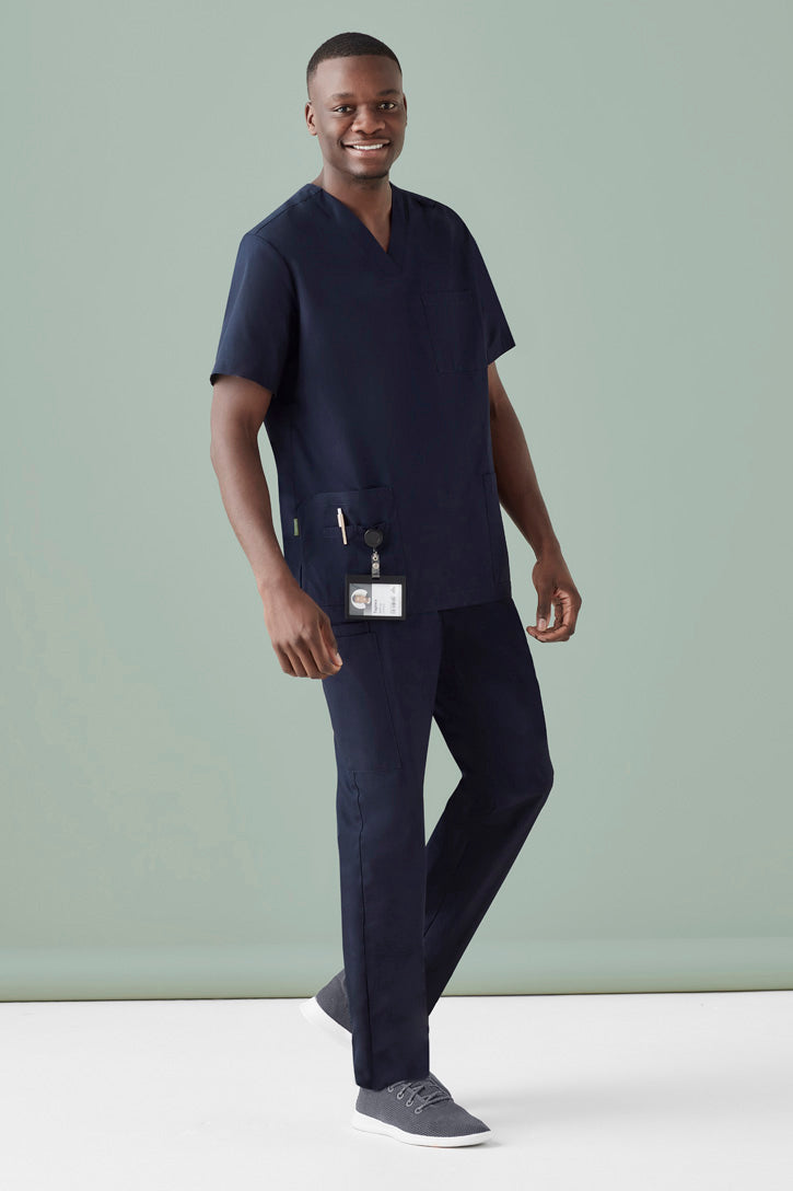 Biz Care MENS TOKYO V-NECK SCRUB TOP CST141MS