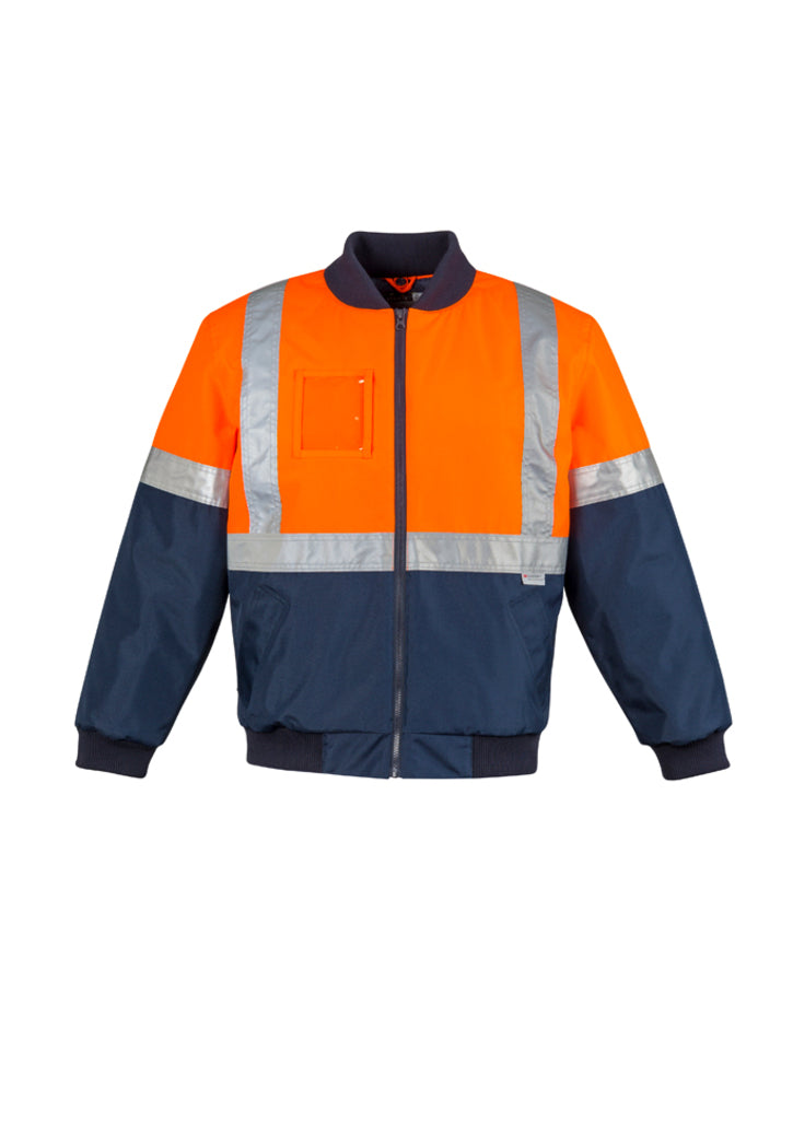 Syzmik Mens HI Vis Quilted Flying Jacket ZJ351