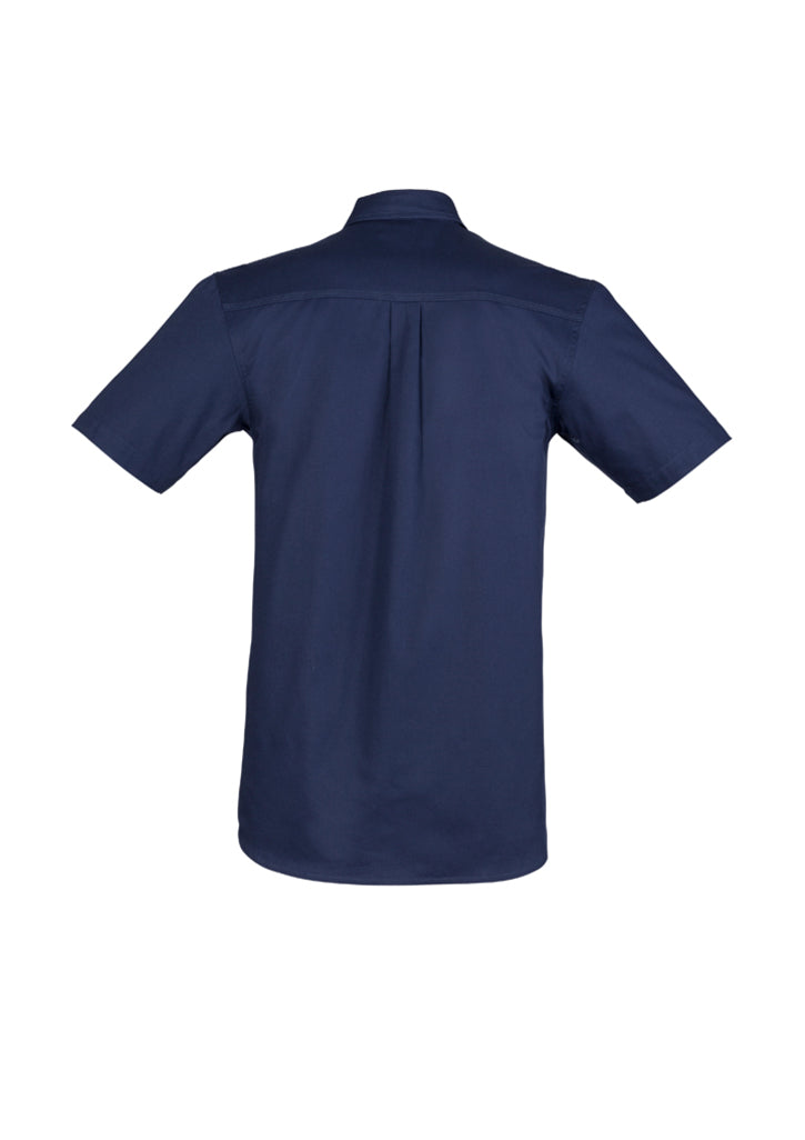 Syzmik Mens Light Weight Tradie S/S Shirt ZW120