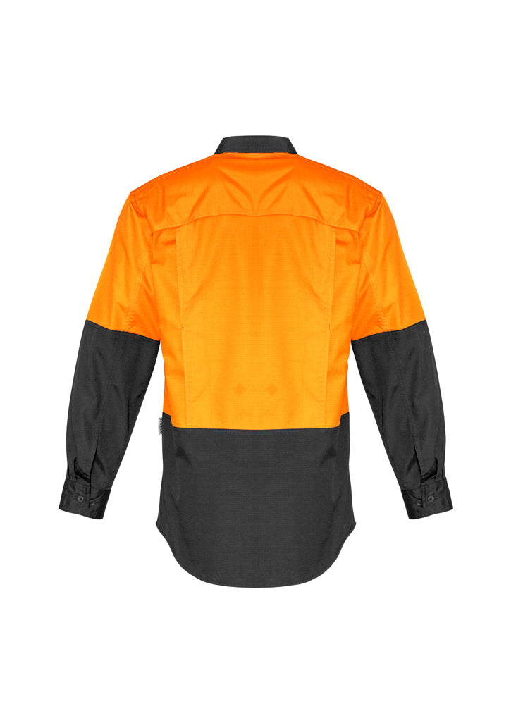 Syzmik Mens Rugged Cooling Hi Vis Spliced Shirt ZW128
