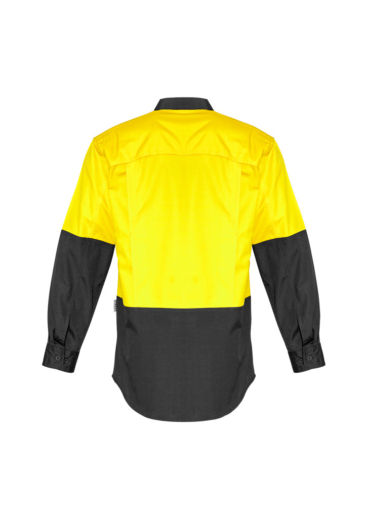 Syzmik Mens Rugged Cooling Hi Vis Spliced Shirt ZW128