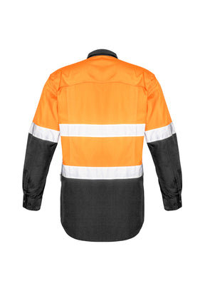 Syzmik Mens Rugged Cooling Taped Hi Vis Spliced Shirt ZW129