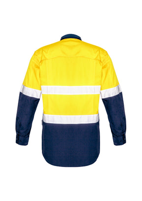 Syzmik Mens Rugged Cooling Taped Hi Vis Spliced Shirt ZW129