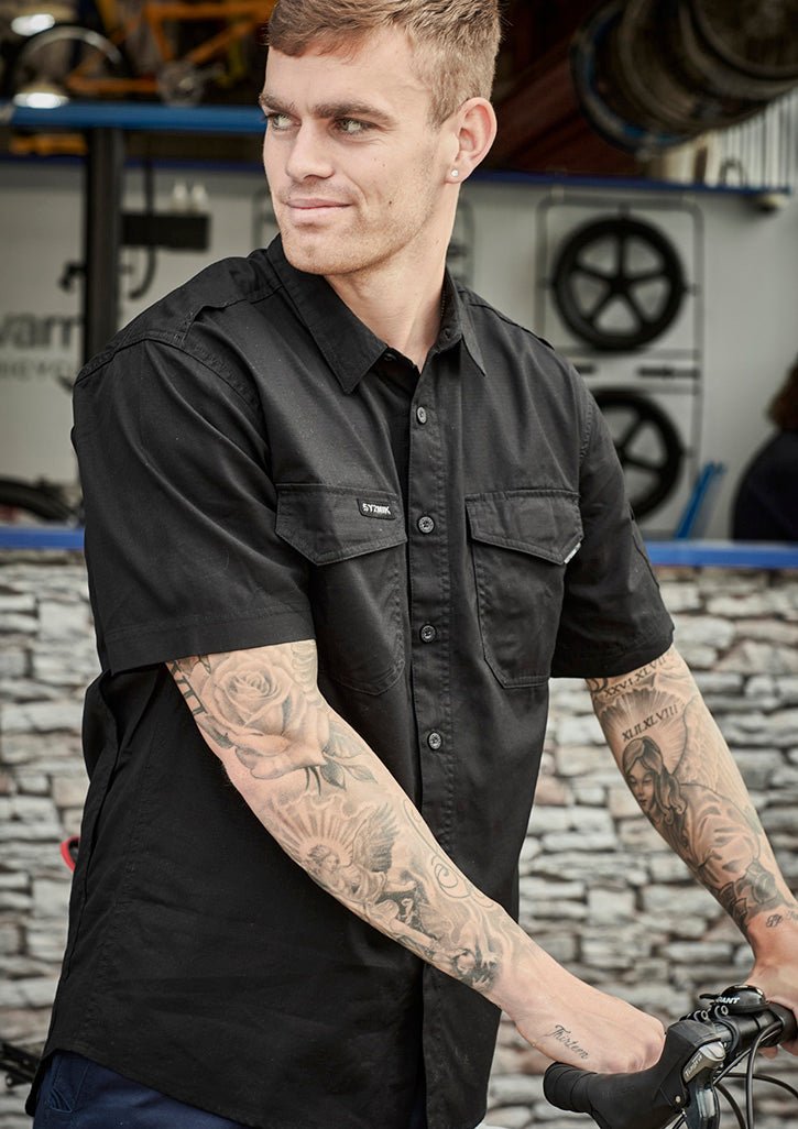 Syzmik Mens Rugged Cooling Mens S/S Shirt ZW405