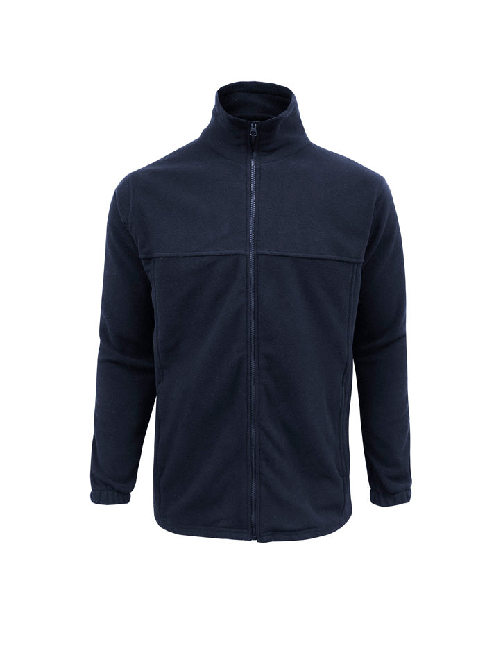 Mens Plain Micro Fleece Jacket PF630 Navy 5XL