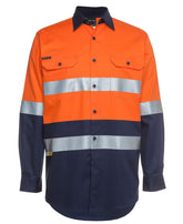 JB's Wear Hi Vis (D+N) L/S 190G Shirt 6HLS