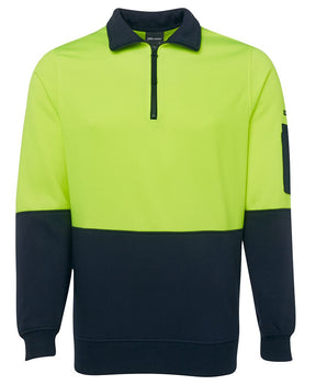 JB's Wear Hi Vis 1/2 Zip Fleecy Sweat 6HVFH