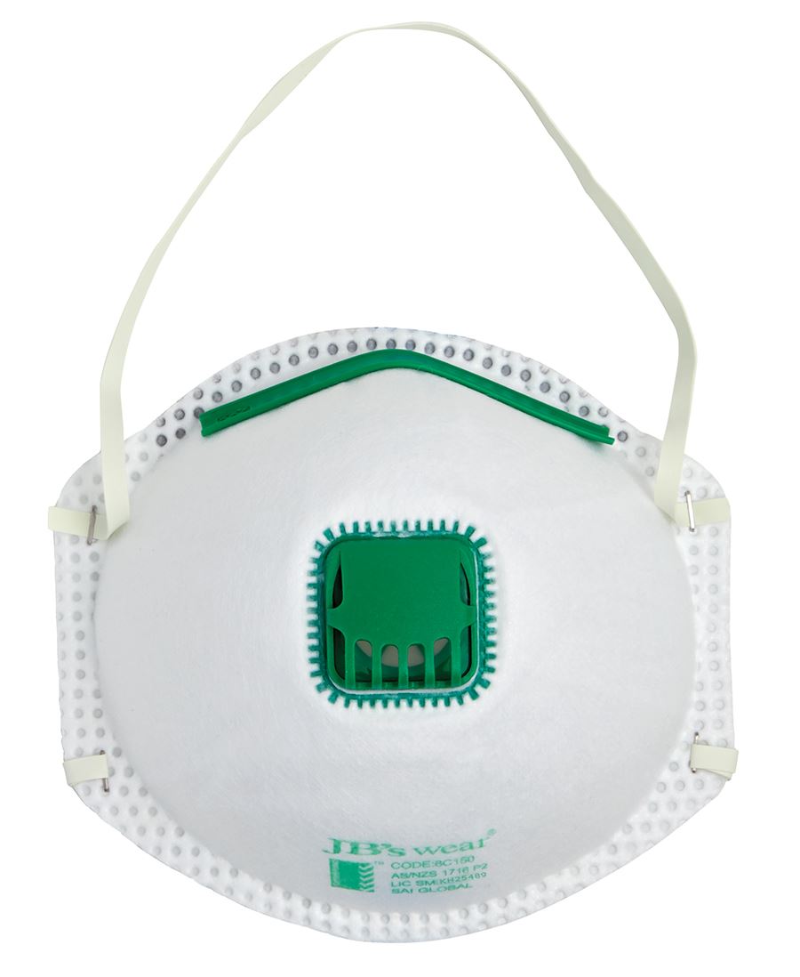 JB's Wear BLISTER (3PC) P2 RESPIRATOR WITH VALVE 8C15
