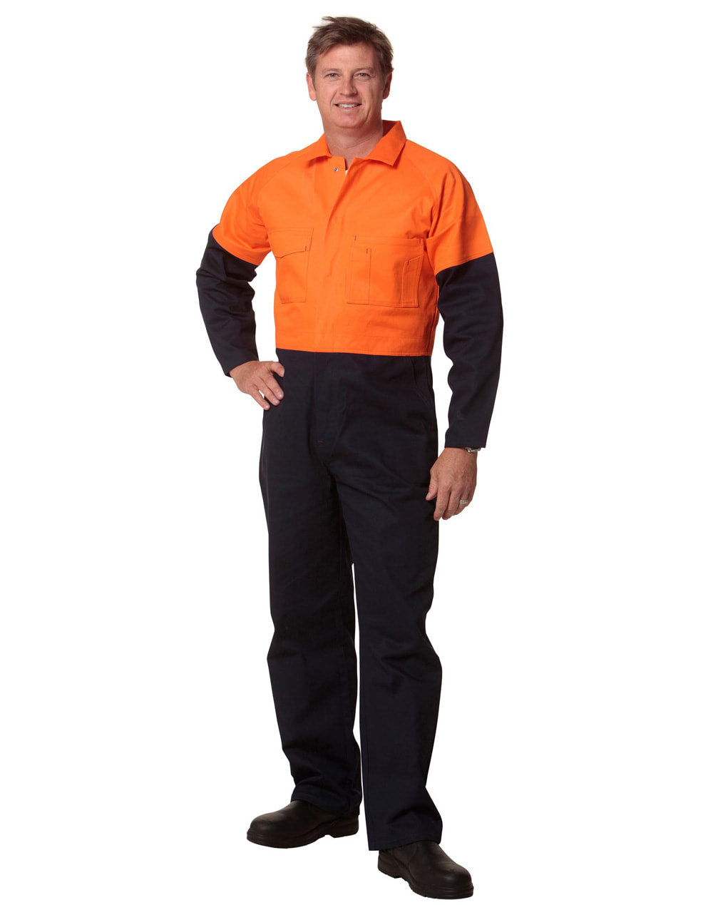AIW SW204 MEN'S TWO TONE COVERALL Regular Size