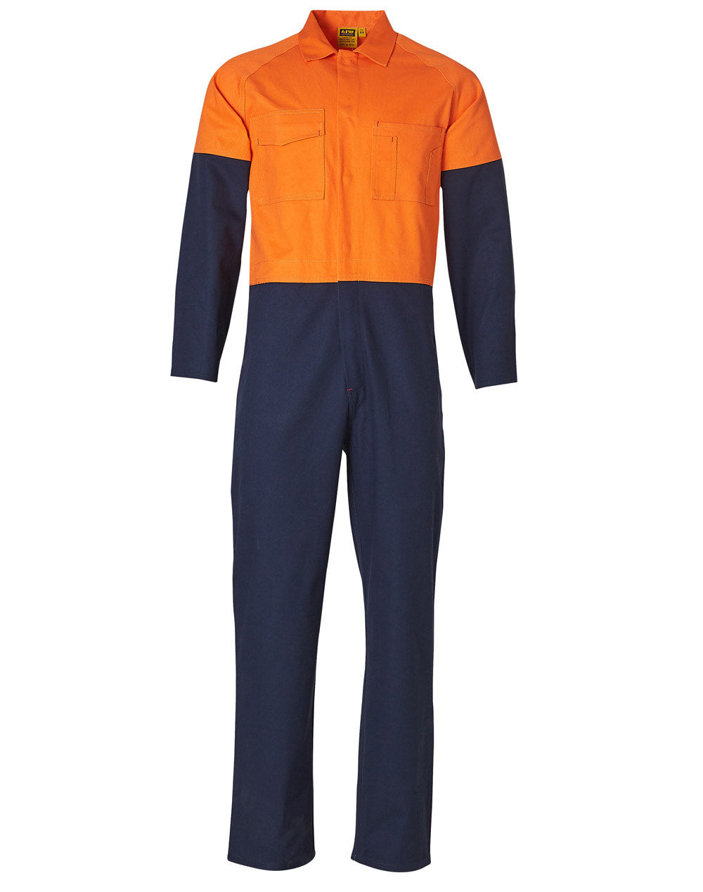 AIW SW205 MEN'S TWO TONE COVERALL Stout Size