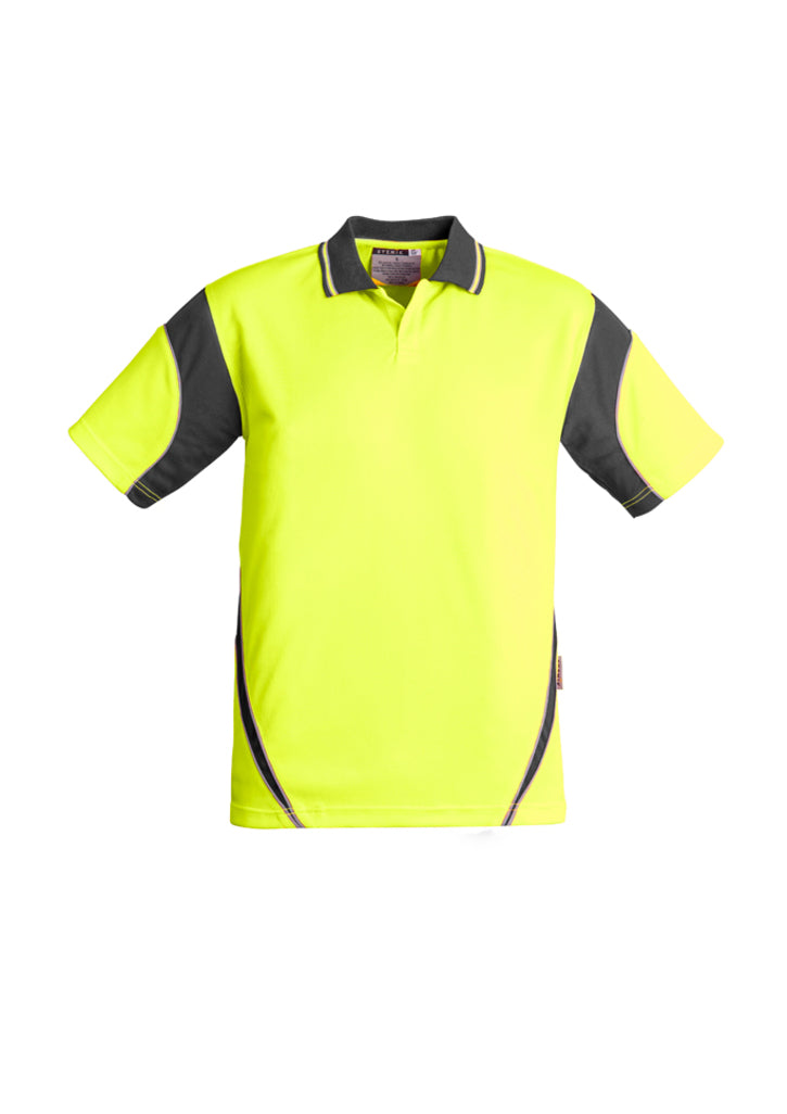 Syzmik Mens Hi Vis Aztec Polo - Short Sleeve ZH248