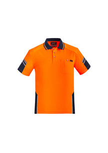 Syzmik Mens Reinforced Hi Vis Squad S/S Polo ZH465
