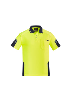Syzmik Mens Reinforced Hi Vis Squad S/S Polo ZH465