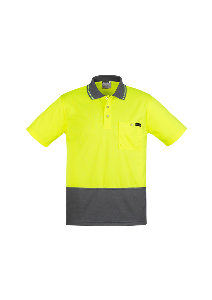 Syzmik Mens Comfort Back S/S Polo ZH415