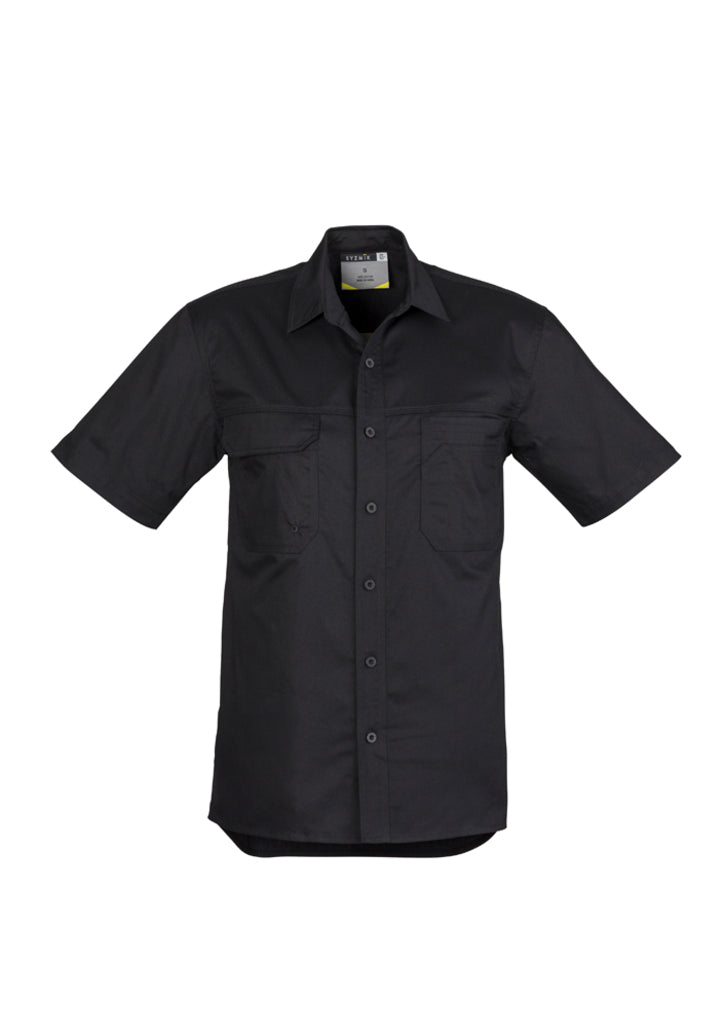 Syzmik Mens Light Weight Tradie S/S Shirt ZW120