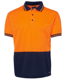 JB's Wear Hi Vis S/S Traditional Polo 6HVPS
