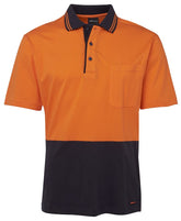 JB's Wear Hi Vis S/S Cotton Polo 6CPHV