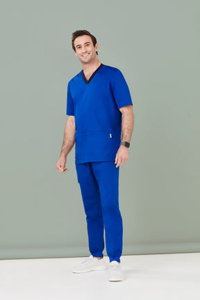 Biz Care Mens Riley Slim Leg Jogger Scrub Pant CSP042ML