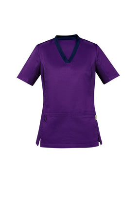 Biz Care Women's Riley V-Neck Scrub Top CST043LS