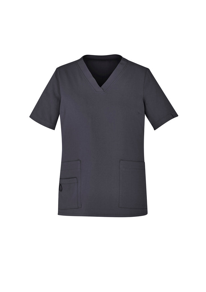 Biz Care WOMENS AVERY EASY FIT V-NECK SCRUB TOP   CST941LS
